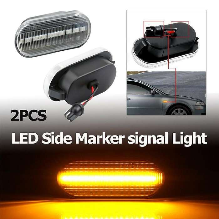 LED Indicators Lights Side Marker Turn Signal Lamps Repeaters for T5 T5.1