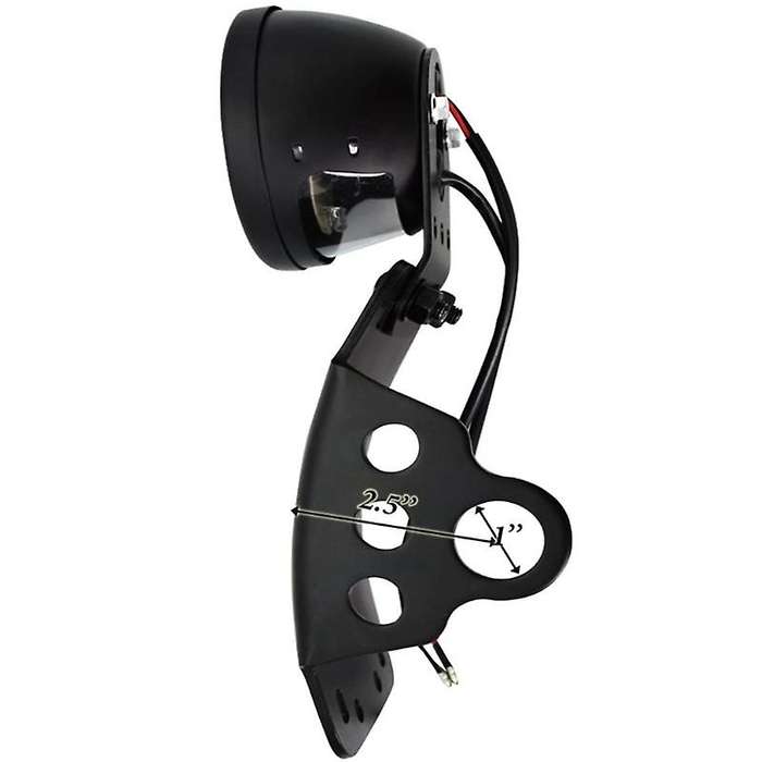 LED License Plate Brake Light Tail Light Curved Bracket for Choppers