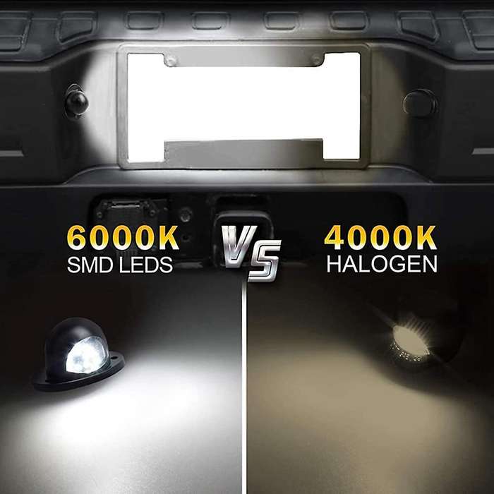 Led License Plate Light Assembly Replacement for 1994-2001 Ram 1500 2500 3500 Truck