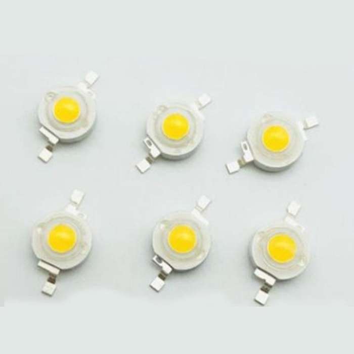Led Light 120pcs 1 W Led White Lamp Beads 6000k Light Emitter Components Diode Lamp Beads Diy Light