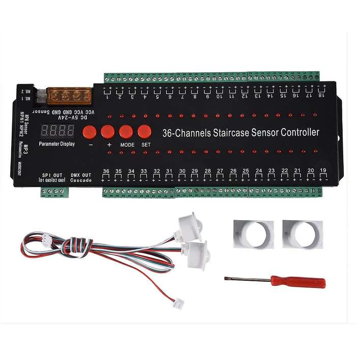 Led Motion Sensor Stair Light Strip Controller Dimming Indoor Motion 12v Flexible Led Strip Step Sta
