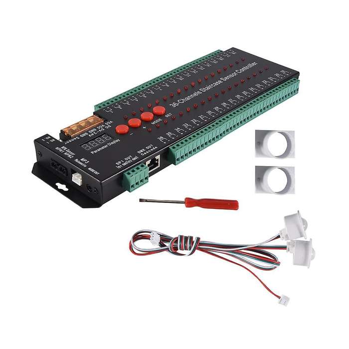 Led Motion Sensor Stair Light Strip Controller Dimming Indoor Motion 12v Flexible Led Strip Step Sta