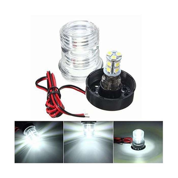 LED Navigation Light for Boat Yacht All Around 360 Waterproof Marine Anchor Lamp Boat Accessories