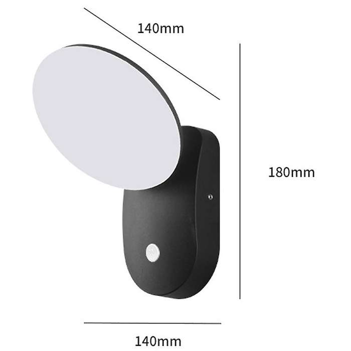 LED Outdoor Wall Lamp Waterproof Courtyard Lamp Exterior Wall Terrace Lamp Super Bright Door Sensor