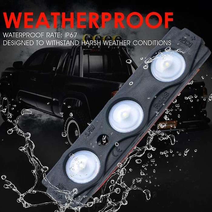 Led Rock Light for Bed Truck, 24 Cargo Truck Pickup Bed, Off Road Under Car, Foot , Rail Lights, Sid