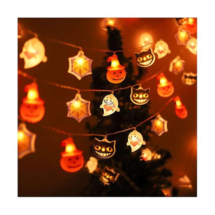 LED String Light Outdoor for Halloween String Lights for Holiday Lighting Decor Hanging Decor Scene