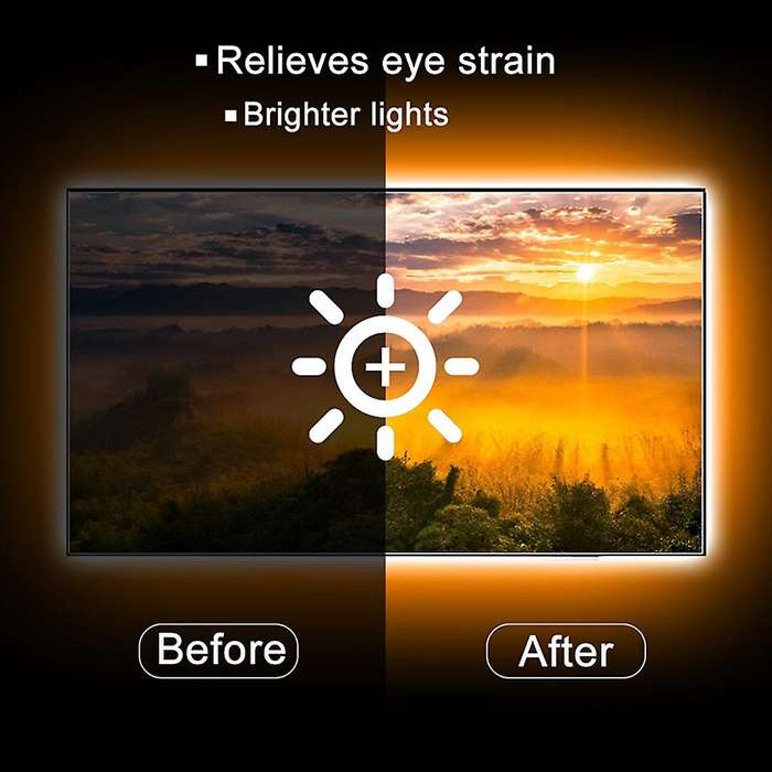 LED Strip Light Bluetooth Flexible Lamp Tape SMD5050 DC5V Desk Screen TV Background Room Lighting U