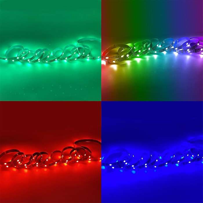 LED Strip Light Bluetooth Flexible Lamp Tape SMD5050 DC5V Desk Screen TV Background Room Lighting U