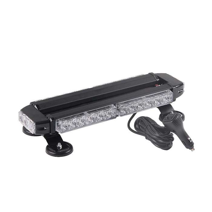 LED Strobe Flashing Light Bar-Double Side Amber 30 LED High Intensity Emergency Hazard Warning Light