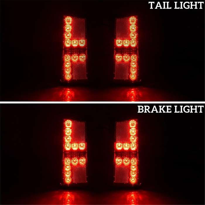 Led Tail Lights Rear Brake Stop Lights 2413766 for 1000/1000 Crew/xp 1000/xp 1000 Crew Accessories,b