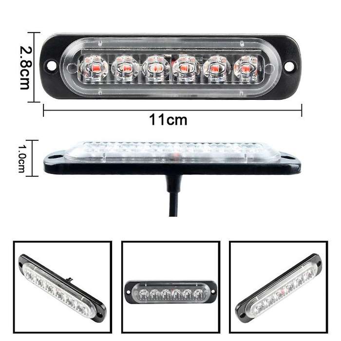 LED Strobe Wireless Lights Stroboscopes 24LED Strobe Light Car 12V Trailer Lights Truck Strobe Lamp