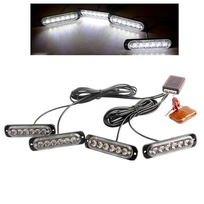 LED Strobe Wireless Lights Stroboscopes 24LED Strobe Light Car 12V Trailer Lights Truck Strobe Lamp