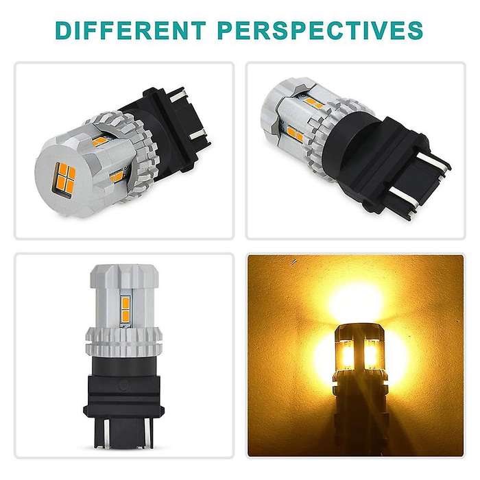 Led Turn Signal Lights 3157-Led Bulbs Amber Yellow 3020 Smd Extremely Bright 3047 4157 3057 Led Bulb