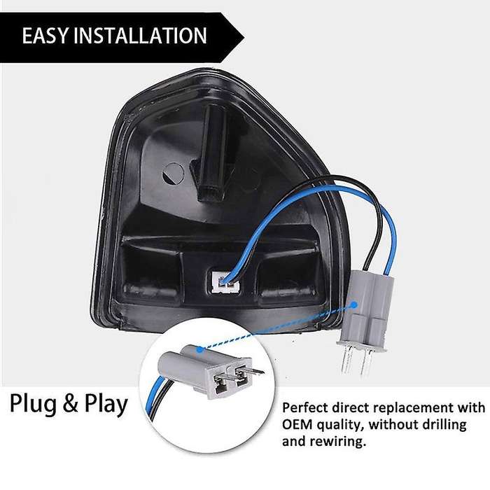 LED Turn Signal Light Side Rear View Mirror Lamps for Ram 1500 2500 3500 4500 5500 2010-2018 Smoked