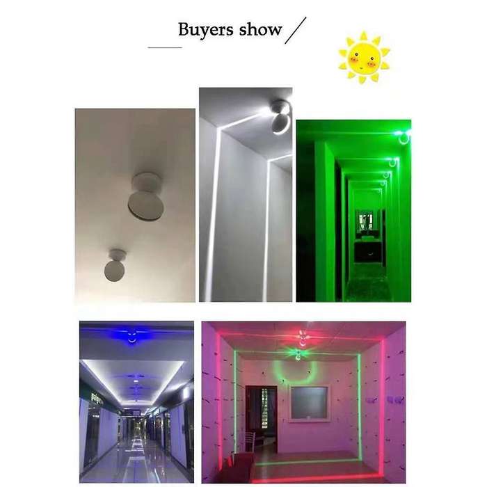 Led Wall Lamp Sill Light RGB Lights Home Door Frame Corridor Balcony Garage Hotel Lighting Decorativ
