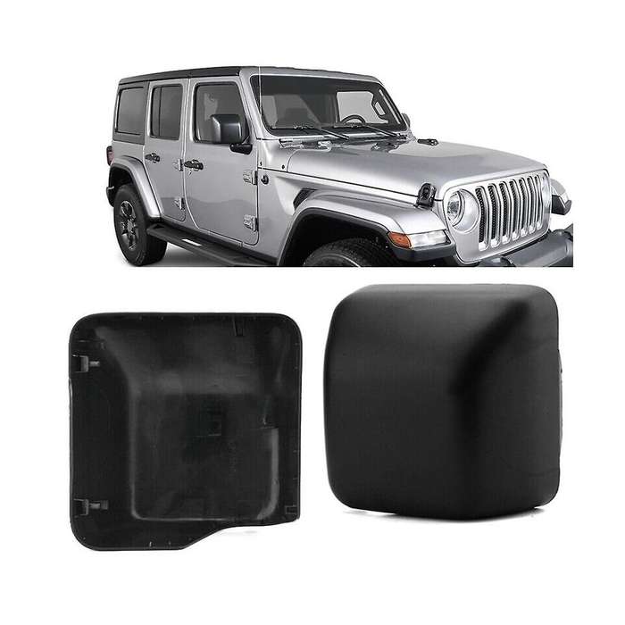 Left and Right Side Rearview Mirror Cover Mirror Cap Trim Cover for Wrangler 2018-2023 68361961aa 6