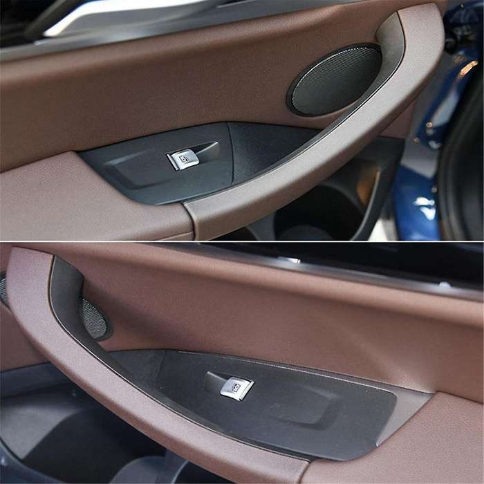 Left Car Door Armrest Handle Cover Inner Door Handle for X3 G01 G02 F97(M)X4 G08 F98(M)2018-2021 Car
