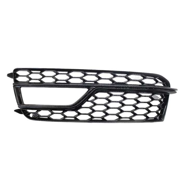 Left Car Front Bumper Mesh Fog Light Cover Honeycomb Grill Grille Cover for S5 A5 S-lines 2013-2016