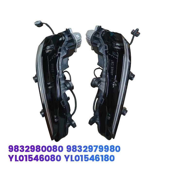 Left Front Bumper Fog Lights LED Daytime Running Lights Assembly YL01546080 for 2008 2020-2024 9832