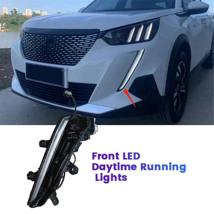 Left Front Bumper Fog Lights LED Daytime Running Lights Assembly YL01546080 for 2008 2020-2024 9832