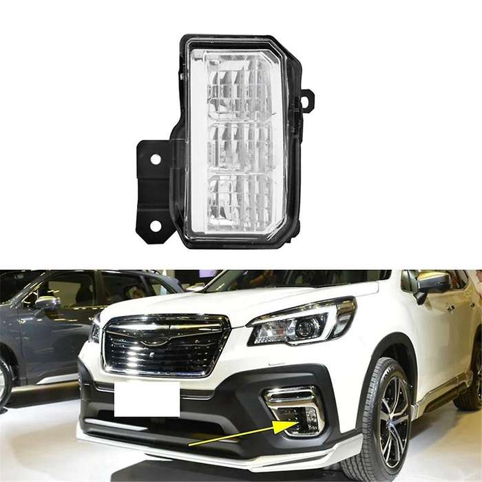 Left Front Bumper LED Fog Light DRL Lamp for Forester SK 2019-2021 Car Driving Lamp Daytime Running