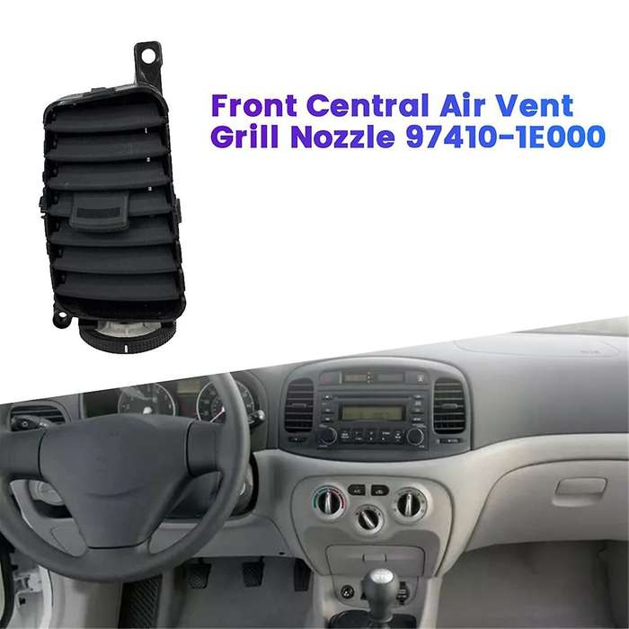 Left Front Central Air Vent Nozzle 97410-1E000 for Accent Hatchback 2006-2011 Middle Dashboard Air
