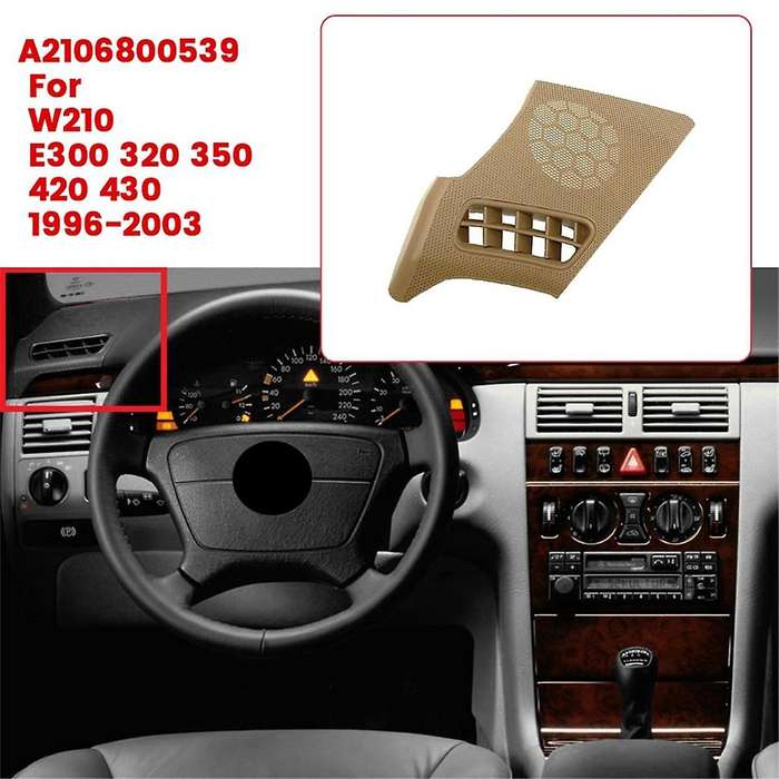 Left Front Dash Air Vent Speaker Cover A2106800539 for W210 E300 320 350 420 430 1996-2003 Horn Trim