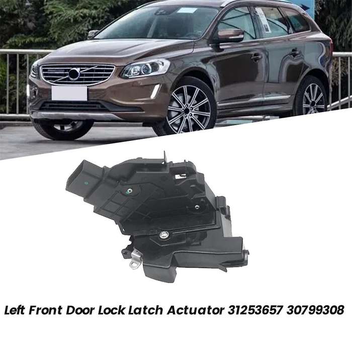 Left Front Door Lock Latch Actuator 31253657 for XC60 I 156 XC70 II 136 2008-2017 V50 S40 S80 C30 C7