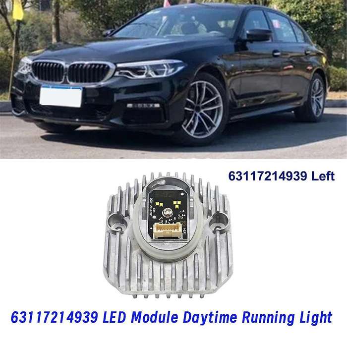 Left Front Headlight Angel Eyes 63117214939 for 5 G30 G31 G38 16-2018 LED Daytime Running Light Modu