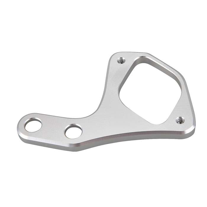 Left Ignition Key Relocation Bracket for Bonneville T100/SE Scrambler Thruxton 2001-2015 (Silver)