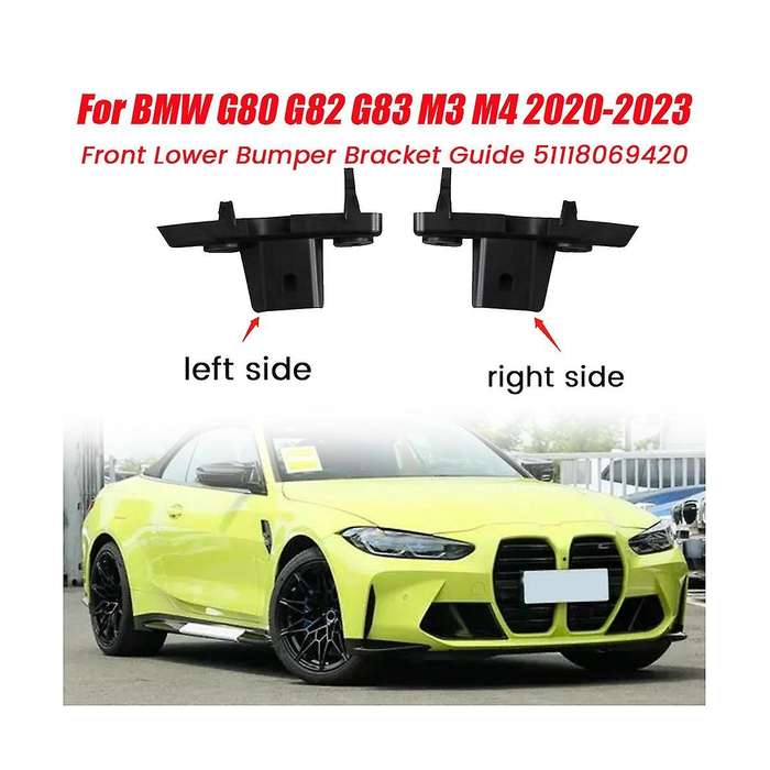 Left Lower Front Bumper Guide 51118069419 for G80 G82 G83 M3 2020-2023 Car Bumper Inner Bracket Cove