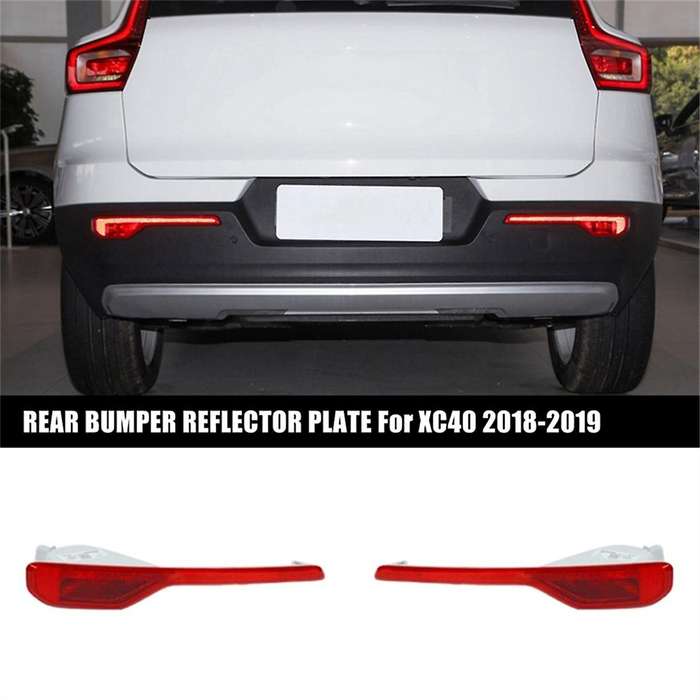 Left Rear Bumper Reflector Plate 31656865 for XC40 2018-2023 Brake Taillight Reflector Light Trim wi