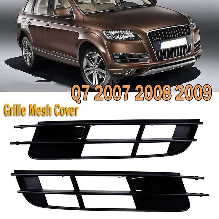 Left Right Front Bumper Lower Intake Grilles Grill Vent Trim for- 2007-2009 4L0807681 4L0807682
