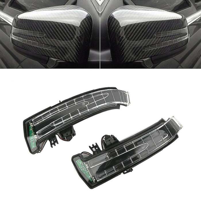 Left Right Side Mirror Indicator Turn Signal Light for C E S-Class W204 W212 W221 2007-2013