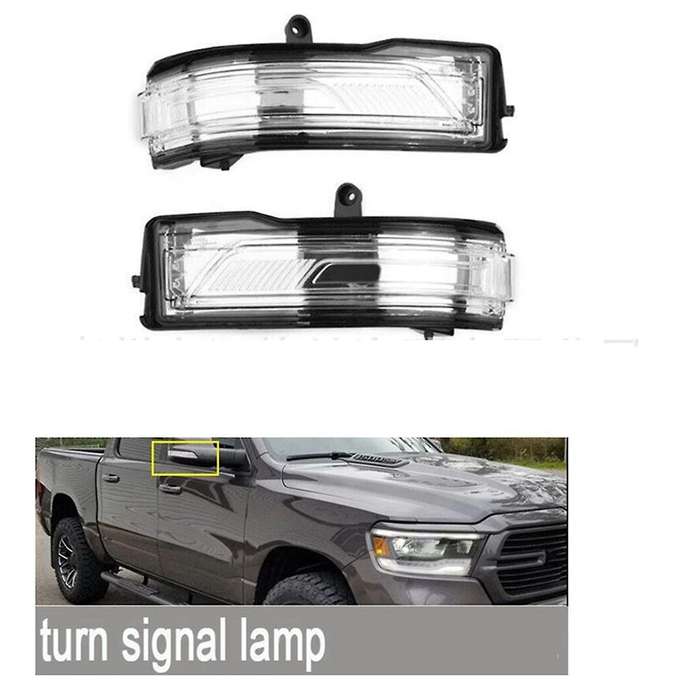 Left Side Mirror Turn Signal Light Rearview Mirror Indicator Light for Ram Pickup Ram 2019-2022 6840