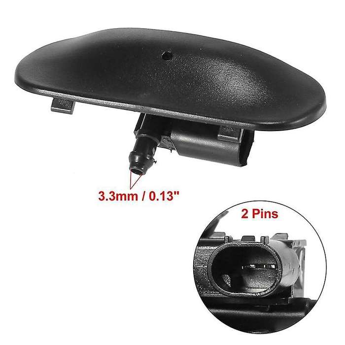Left Side Windshield Windscreen Washer Nozzle Spray Jet 4G8955987A for - A7 4G 2011-2017 Heated