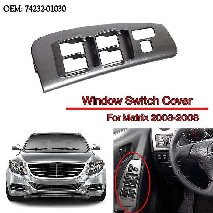 Left Side Window Door Switch Bezel Panel for 2003-2008 74232-01030 88970397