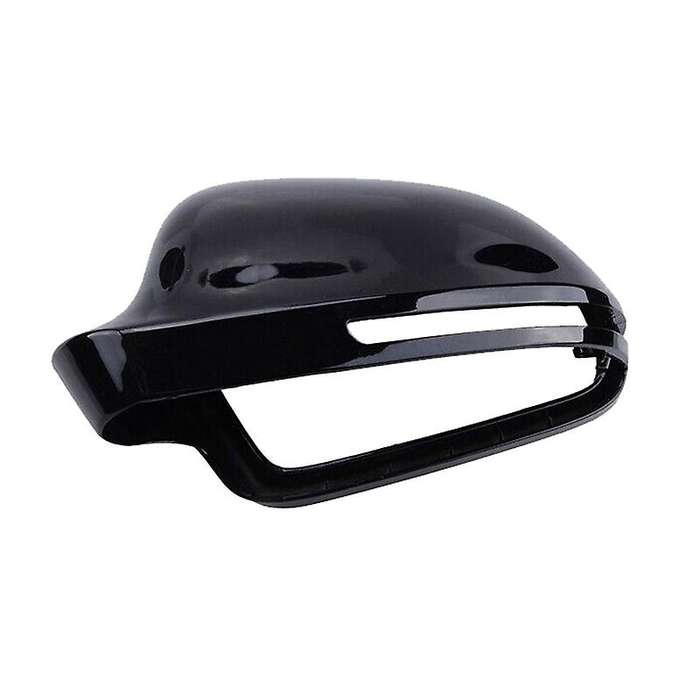 Left Side Wing Mirror Cover Cap Trim for  A3 A4 B8 S4 A5 S5 8T Q3 Gloss Black 8F0857527B