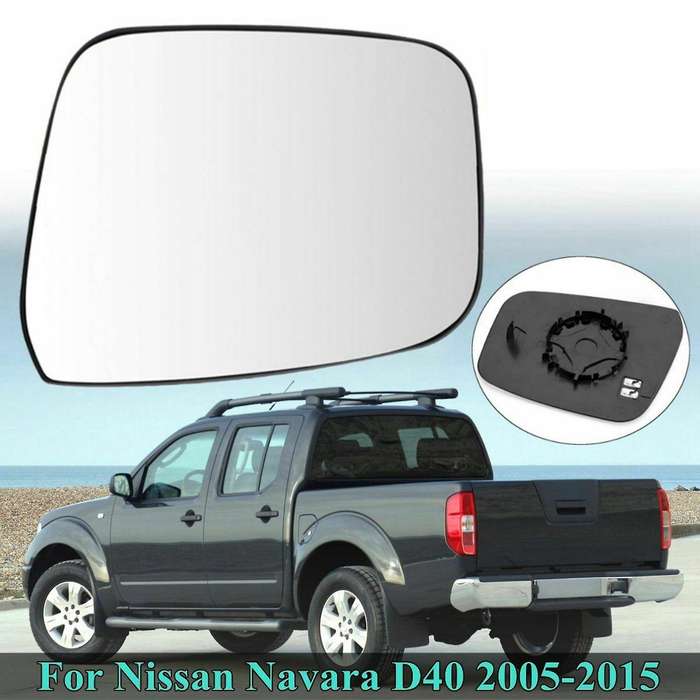 Left+Right Car Rear View Mirror Side Wing Door Mirror Glass Power Heated for D40 2005 - 2015