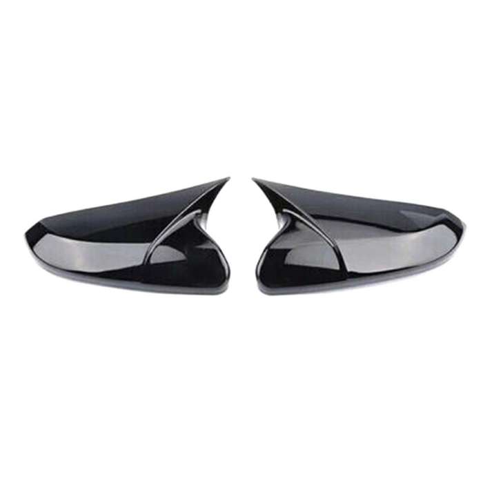 Left+Right Exterior Rear View Mirror Cover for 10Th 2016-2021 OX Horn Rear View Side Door Wing Mirro