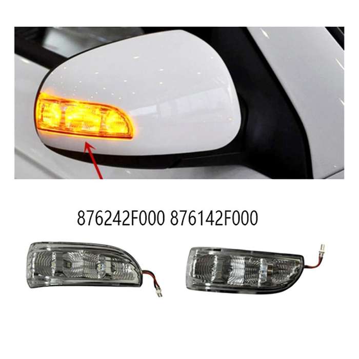 Left+right Side Led Rear View Mirror Turn Signal Light for Sorento 876242f000 876142f000