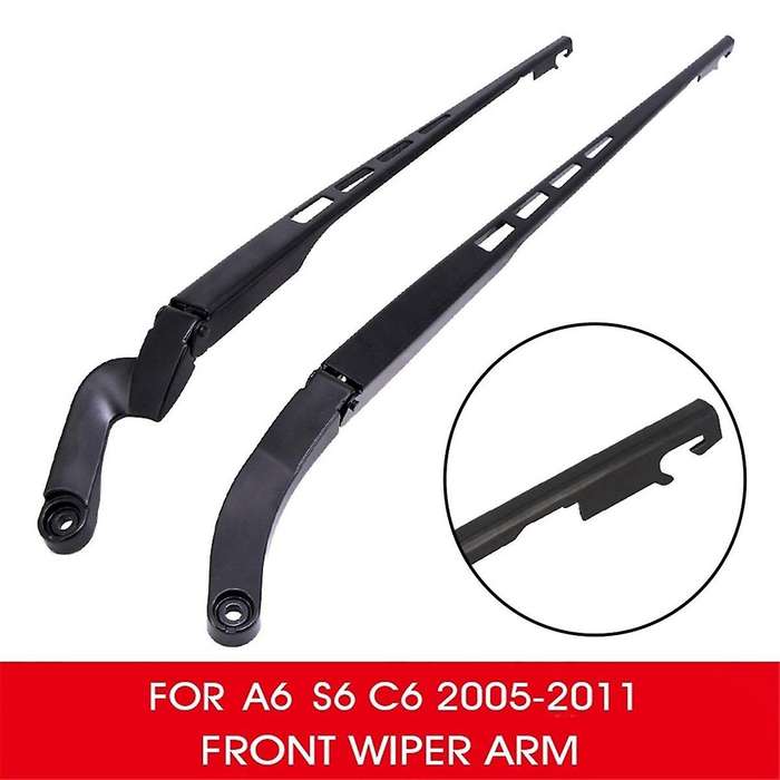 Left+Right Windshield Wiper Front Window Wiper Arm for A6 C6 S6 2005-2011 4F1955407B/8B
