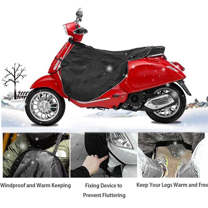 Leg Lap Apron Cover Waterproof Motorcycle Grip Handlebar Windshield Warm Knee Pads Amiable for Scoot