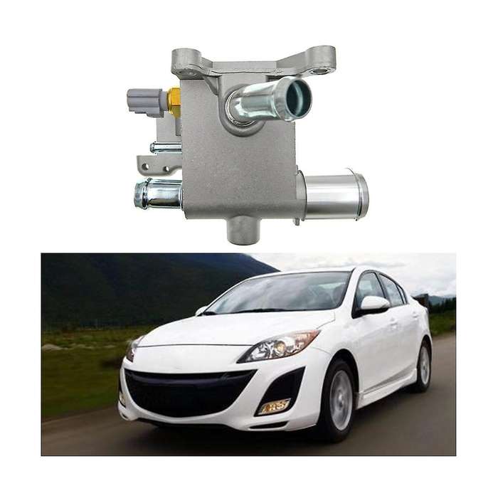 Lf01-1517z-z14-cn,lf01-1517z,1s7g8k556aj,water Outlet Engine Coolant Thermostat Housing with Sensor