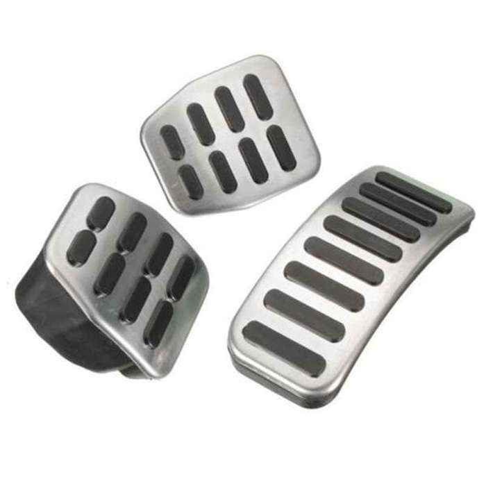 LHD Car MT Gas Fuel Brake Foot Footrest Pedal Cover for Golf 4 R32