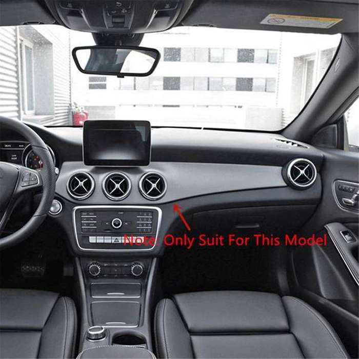 LHD Central Dashboard Air Condition Outlet Trim Cover for W176 CLA C117 GLA X156 2013-2018 Vent Pan