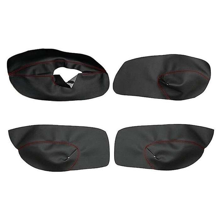 LHD Door Panel Cover for - Golf 4 MK4 1998 - 2005 Car Door Armrest Panel Cover Sticker Trim Black w