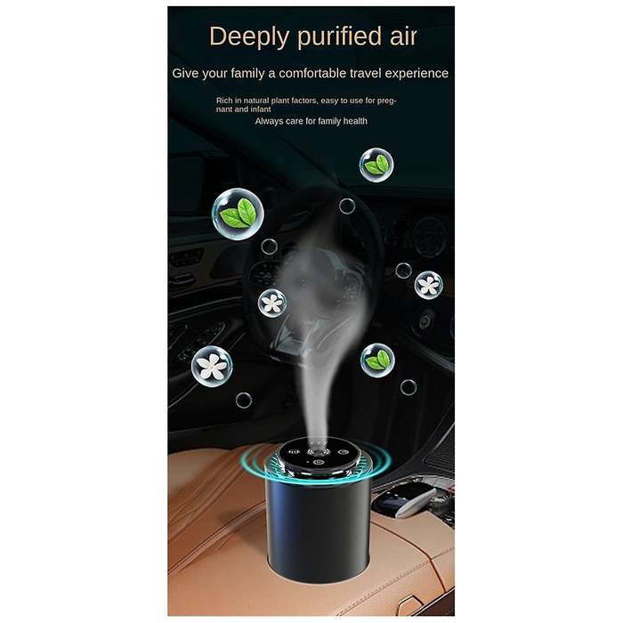 Lighting Atmosphere Car Smart Aromatherapy Machine Mini Diffuser Aromatherapy Machine Automatic Time