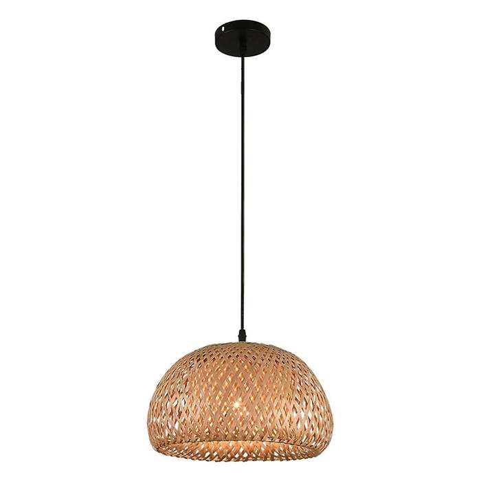 Lighting Rattan Lamp Handmade Bamboo Chandelier Retro Cafe Bar Lounge for Garden Restaurant Bedroom