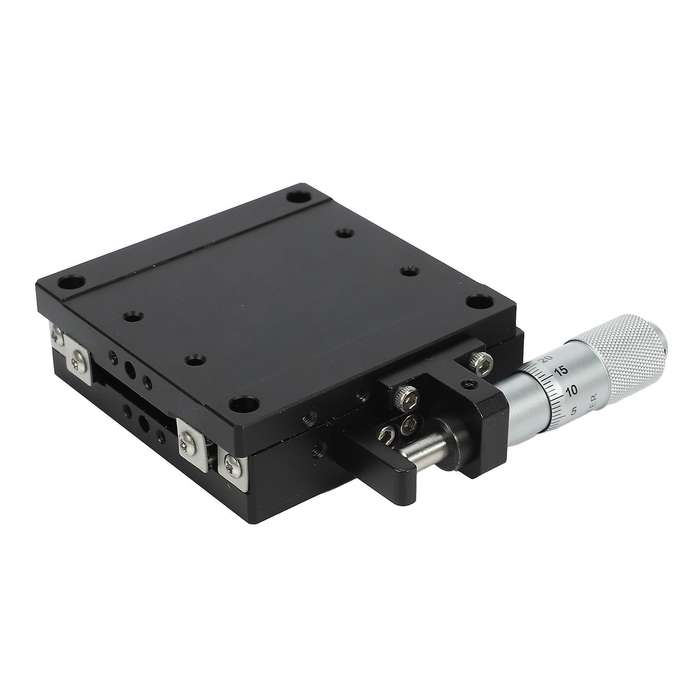 Linear Guides X Axis Knob Micrometer Sliding Stage Guide Rail Type Platform Manual Displacement Slid